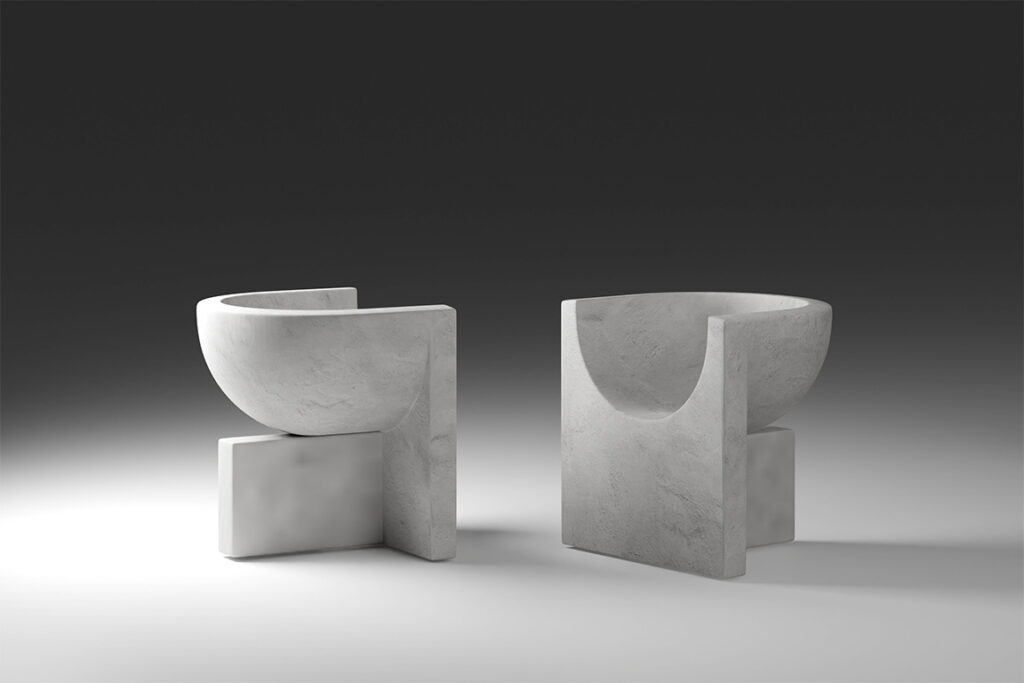 2 Scoop chairs